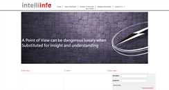 Desktop Screenshot of intelliinfo.com